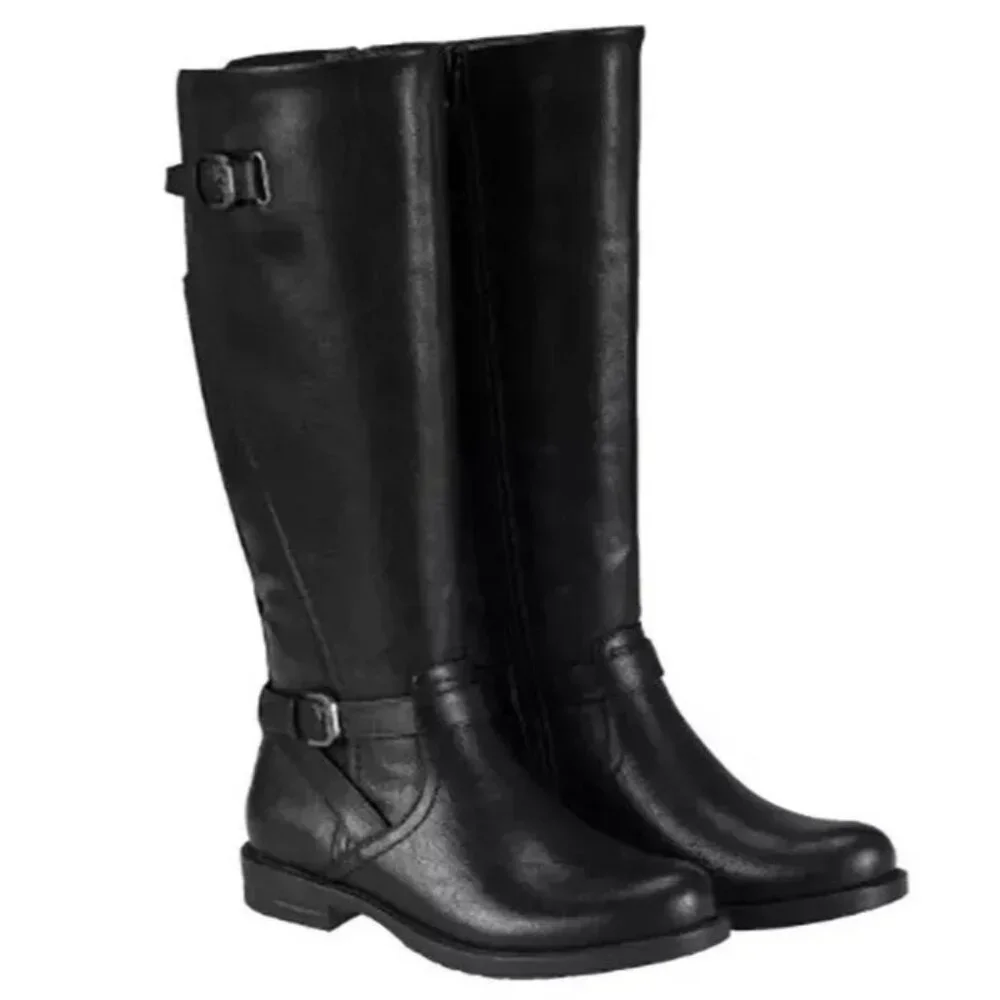 Baretraps 8.5 Boots Cassidy Women Faux Leather Tall Horse Riding Equestrian Shoe